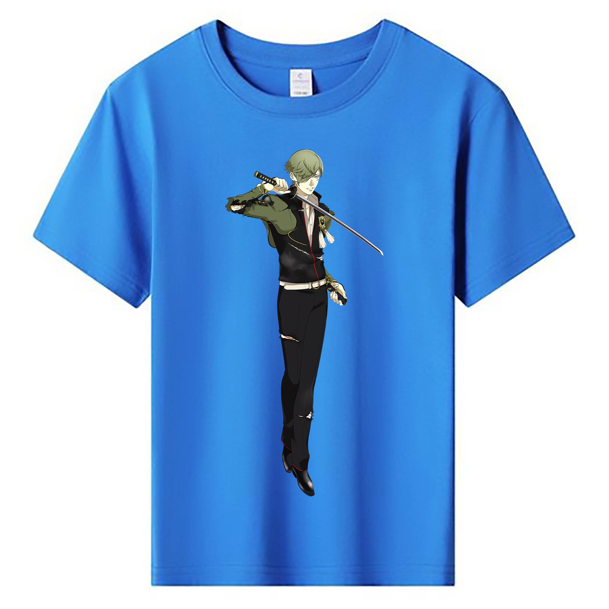 （画像用） 刀剣乱舞 Touken Ranbu 綿100％キッズTシャツ（フロントプリント）